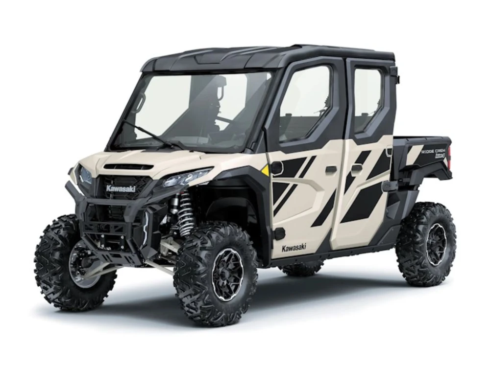2026 Kawasaki Ridge Crew HVAC  Built for Work and OffRoad Adventures