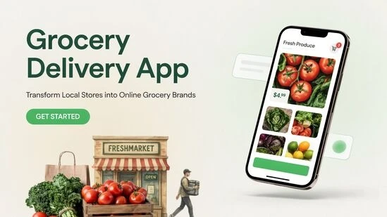 Grocery Delivery App Transform Local Stores into Online Grocery Brands