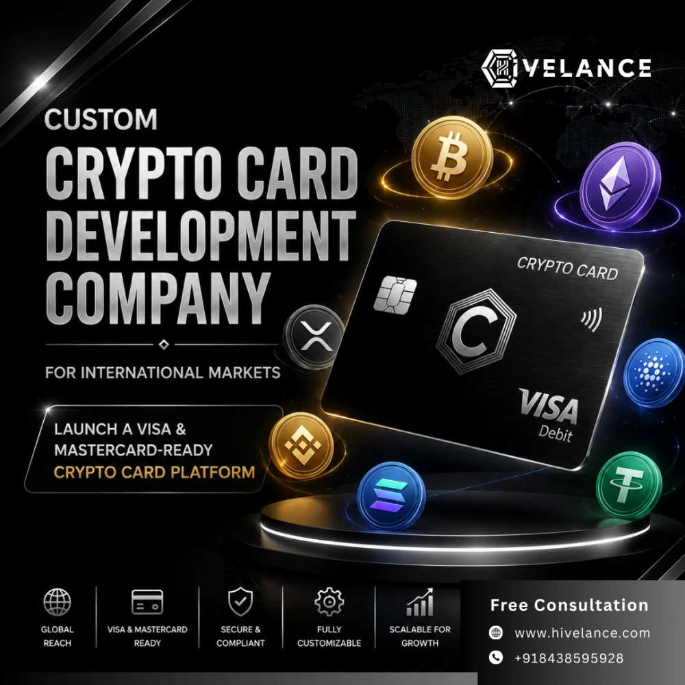 Custom Crypto Card Development Company for International Markets