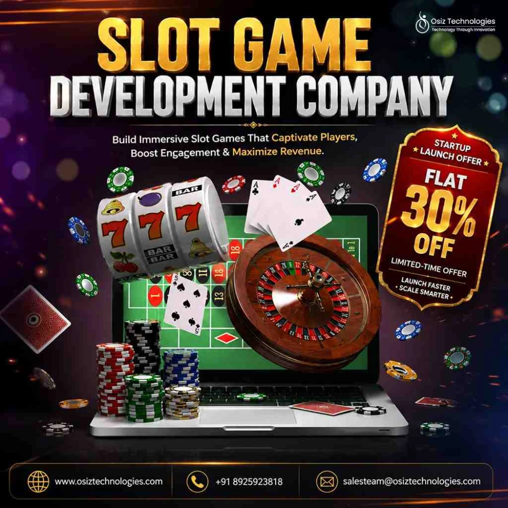 Your Next Big Jackpot Starts with a Custom Slot Game  Flat 30 OFF