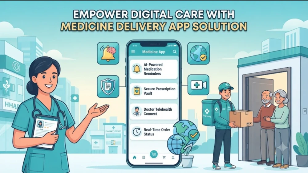 Empower Digital Care with Medicine Delivery App Solution