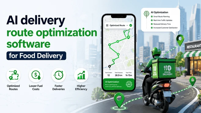 AI delivery route optimization software for Food Delivery