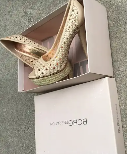 BCBG - Lady Very Stylized Fashion and Pretty Shoes