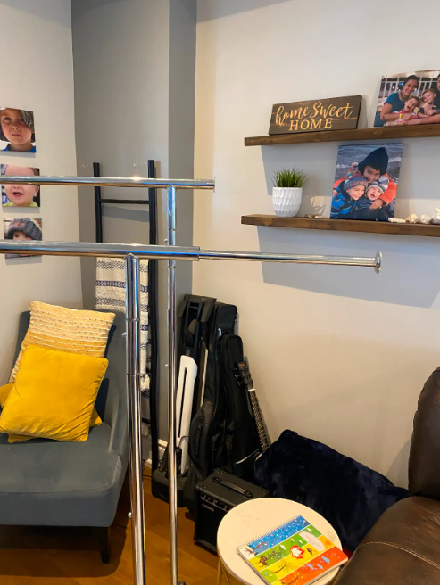 Chrome Modular Clothing Rack for Sale