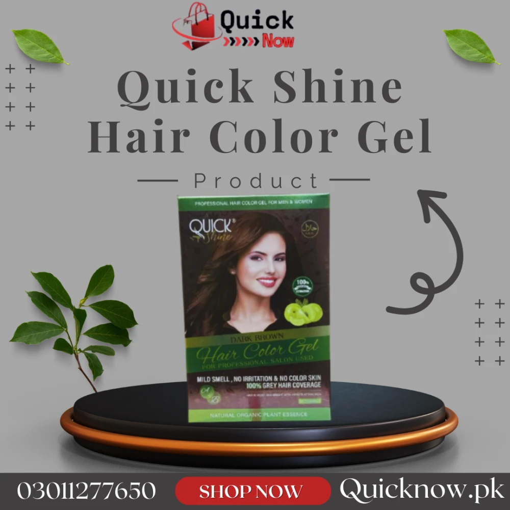Quick Shine Hair Color Gel In Pakistan - 03011277650