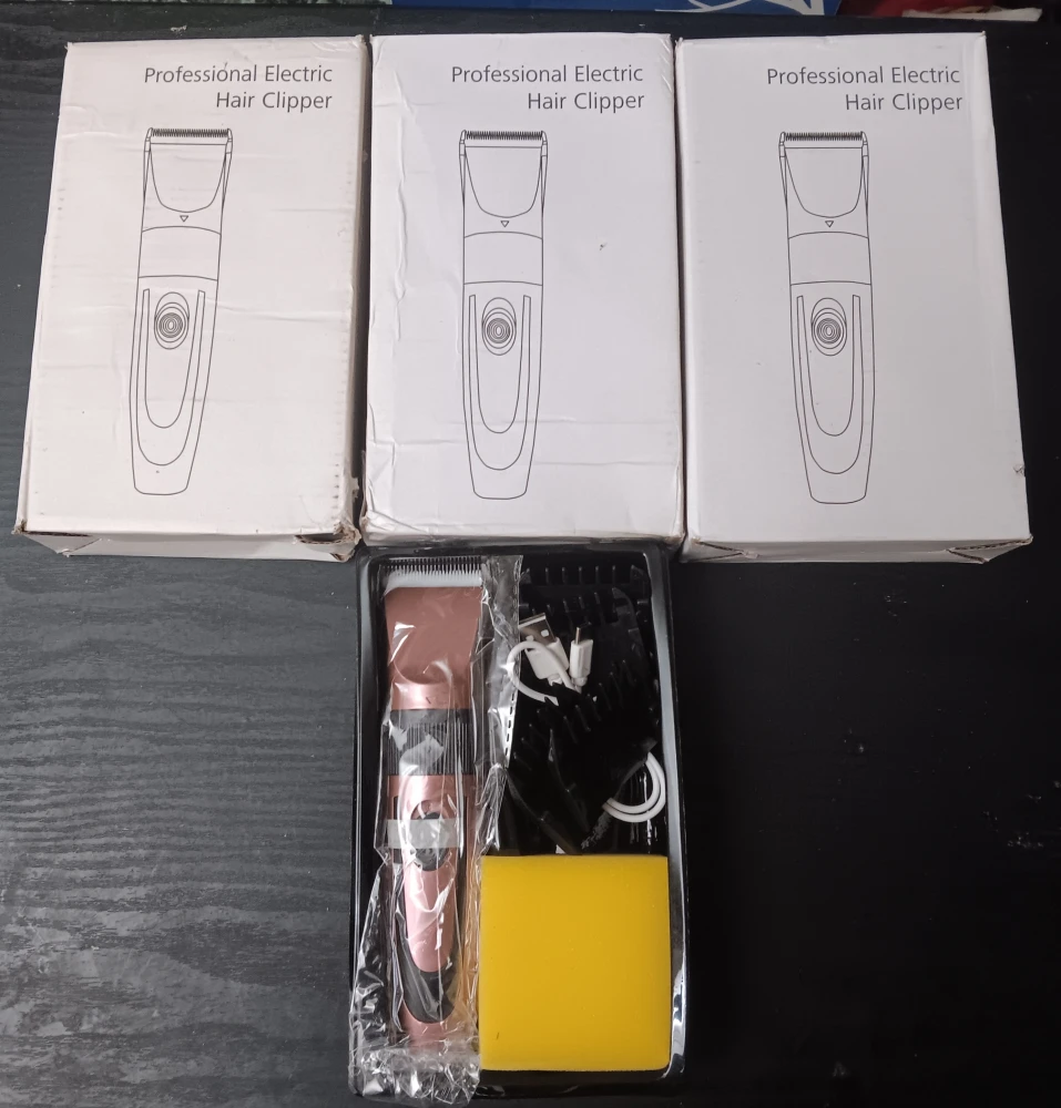 PROFESSIONAL CORDLESS ELECTRIC HAIR CLIPPERS (EACH)