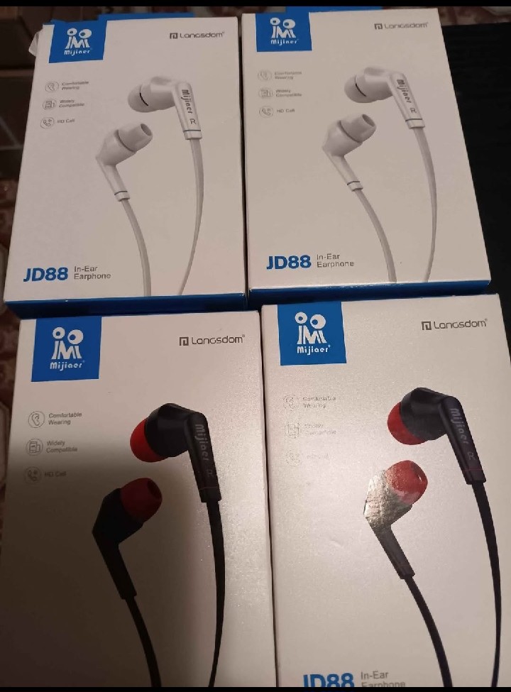 LONGDOM JD88 WIRED AUDIO EARBUDS (EACH)