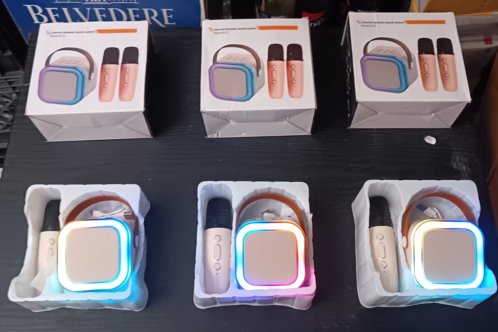 K-12 MINI WIRELESS KARAOKE SPEAKER W/MIC (EACH)
