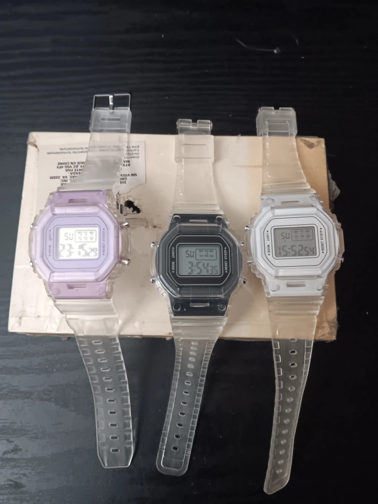 CLEAR DIGITAL WATCHES (EACH)