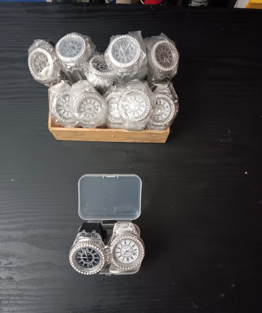 GENEVA ICE BEZEL WATCHES (EACH)
