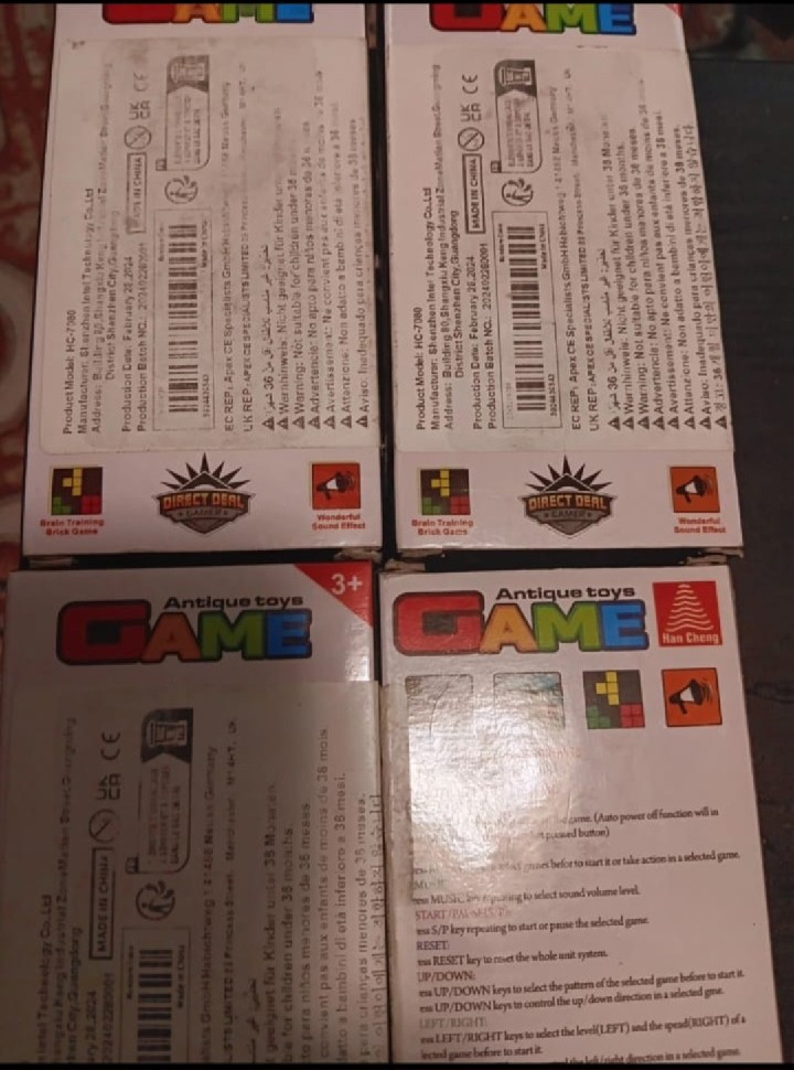 ANTIQUE TOY BLOCK GAMES (EACH)