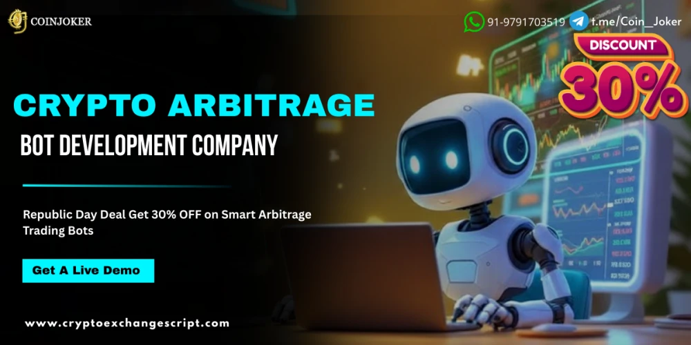 30% OFF Crypto Arbitrage Bot Development Company – Build Your Bot Today