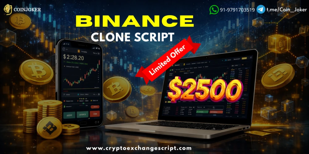 Binance Clone Script Just 2500 Launch Your Crypto Exchange Today
