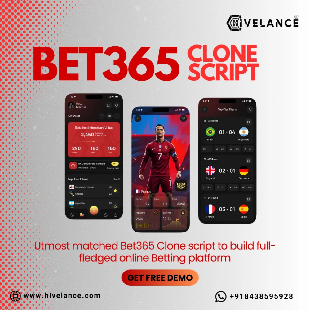 Bet365 Clone Script - Build Your Sportsbook Platform with License Support