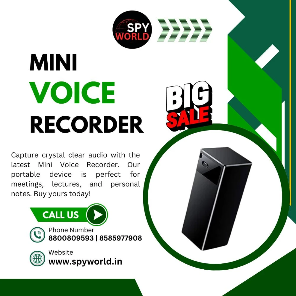 Hidden Voice Recorder In Karnataka By SpyWorld