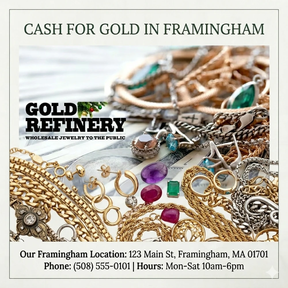 Looking for Trusted Cash for Gold in Framingham? Instant Payouts!