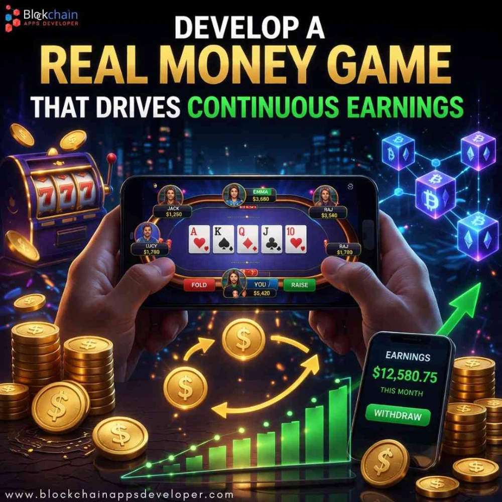 Develop a Real Money Game That Drives Continuous Earnings with BlockchainAppsDev