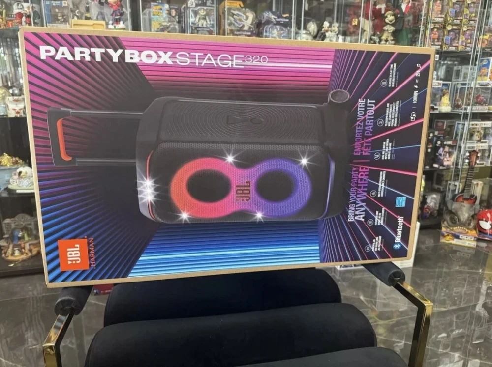 JBL PartyBox 520 Illuminated Portable Party Speaker