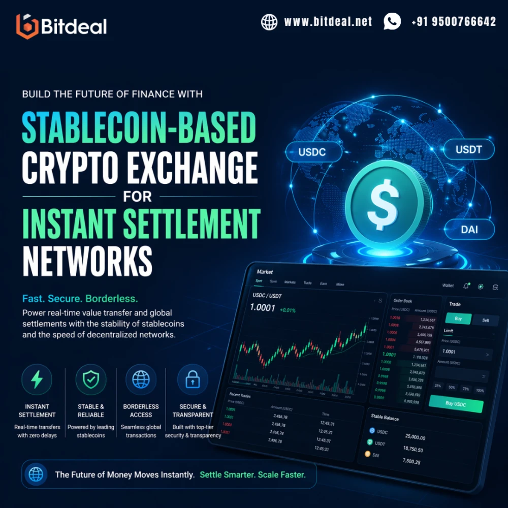 Build a Stablecoin-Based Crypto Exchange for Instant Settlement Networks