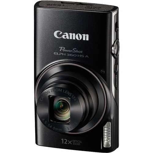 Canon PowerShot ELPH 360 HS A Digital Camera Black