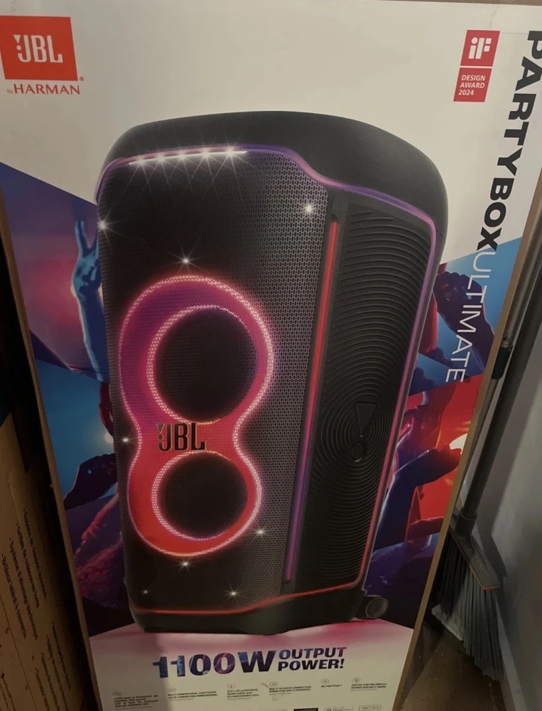 JBL Partybox Ultimate Dynamic Lightshow Party Pad WiFi  Bluetooth 1100W