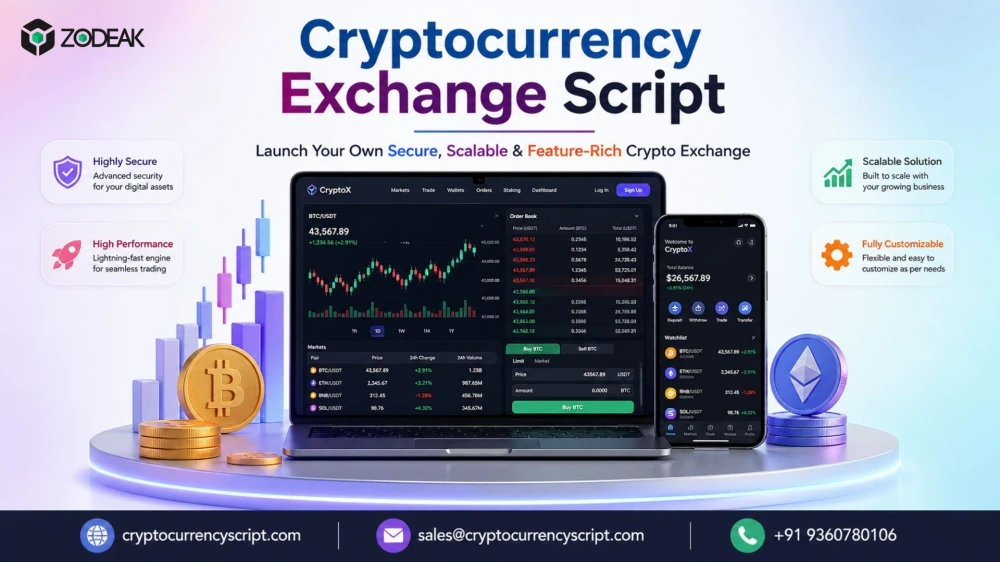 Start Your Crypto Exchange with Advanced Script in the USA
