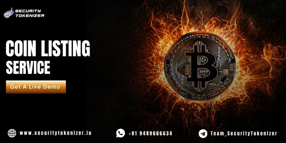Secure Coin Listing Service for Blockchain Token Launches