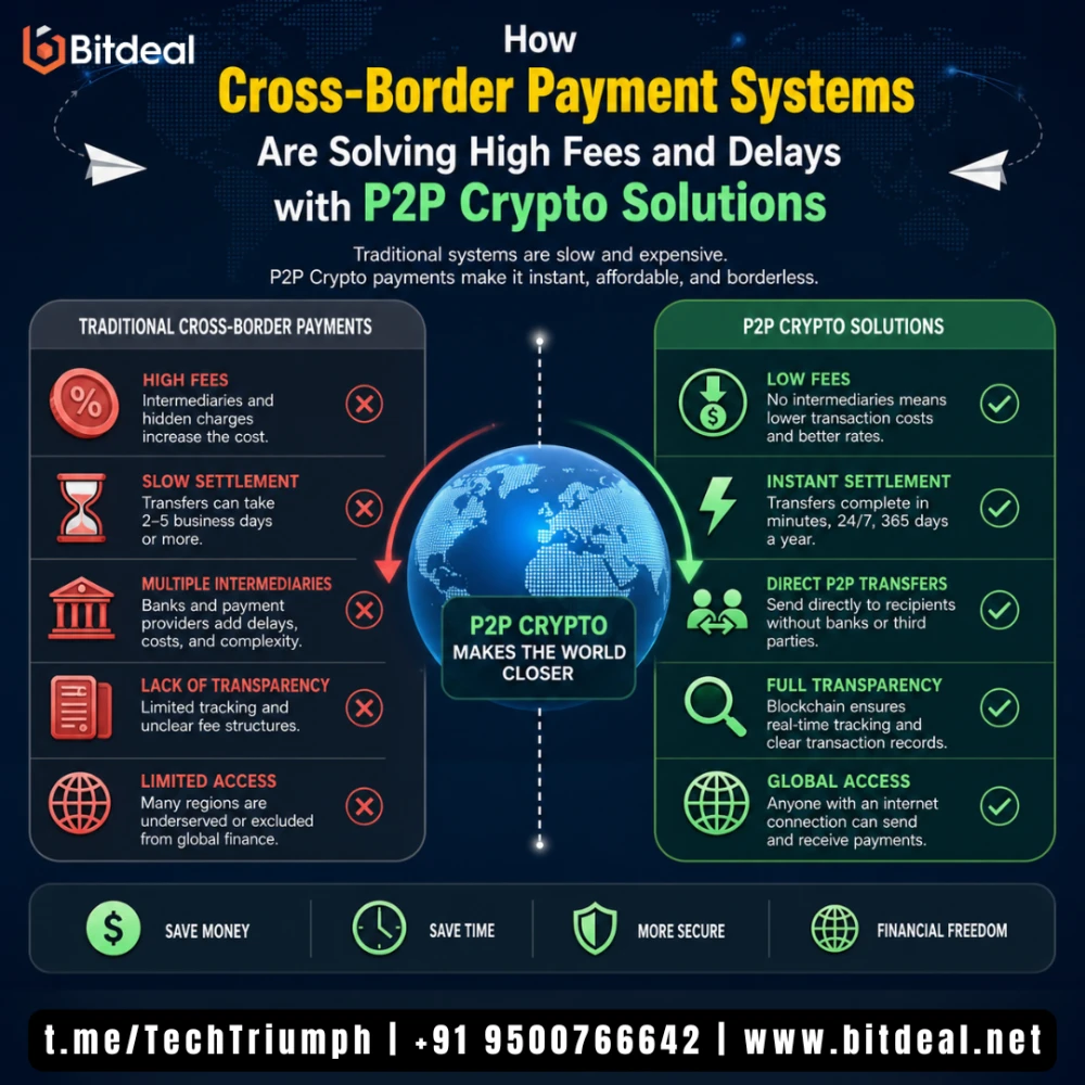 How CrossBorder Payment Systems Are Solving High Fees and Delays with P2P Crypto