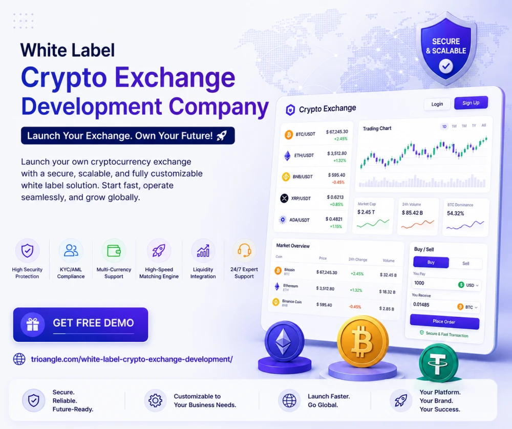 White Label Crypto Exchange Development Company