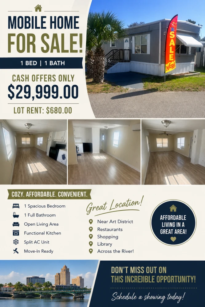 MOBILE HOME FOR SALE