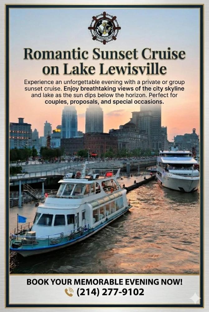 Romantic Sunset Cruise on Lake Lewisville