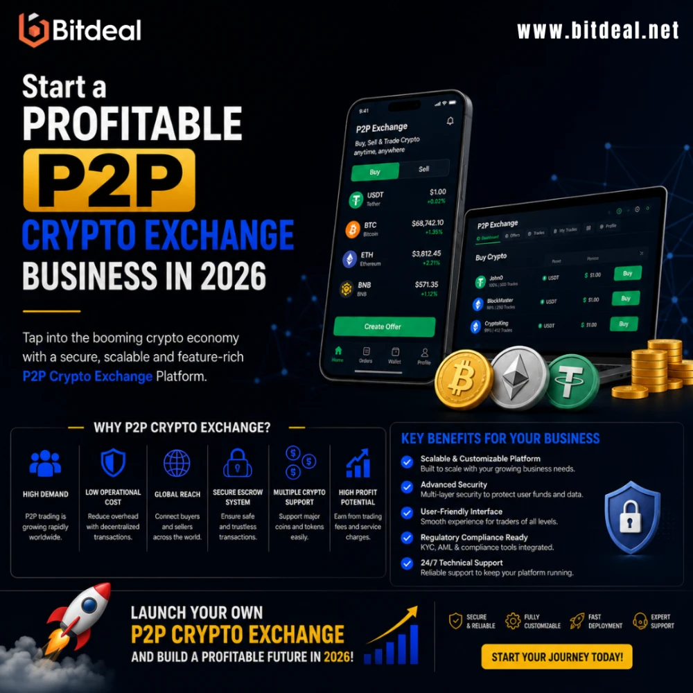 Start a Profitable P2P Crypto Exchange Business in 2026