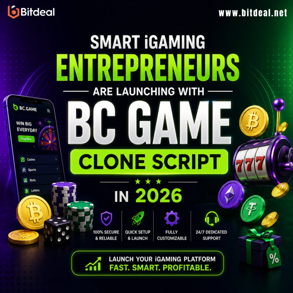 Smart iGaming Entrepreneurs Are Launching with BC Game Clone Script in 2026