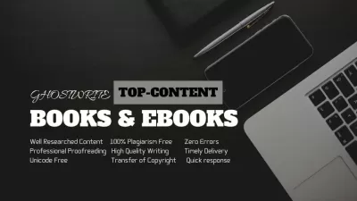 Expert Book and E-Book Writing Services for Engaging and Compelling Content